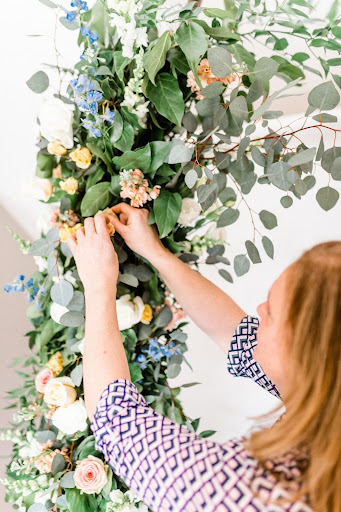 stunning wedding installation