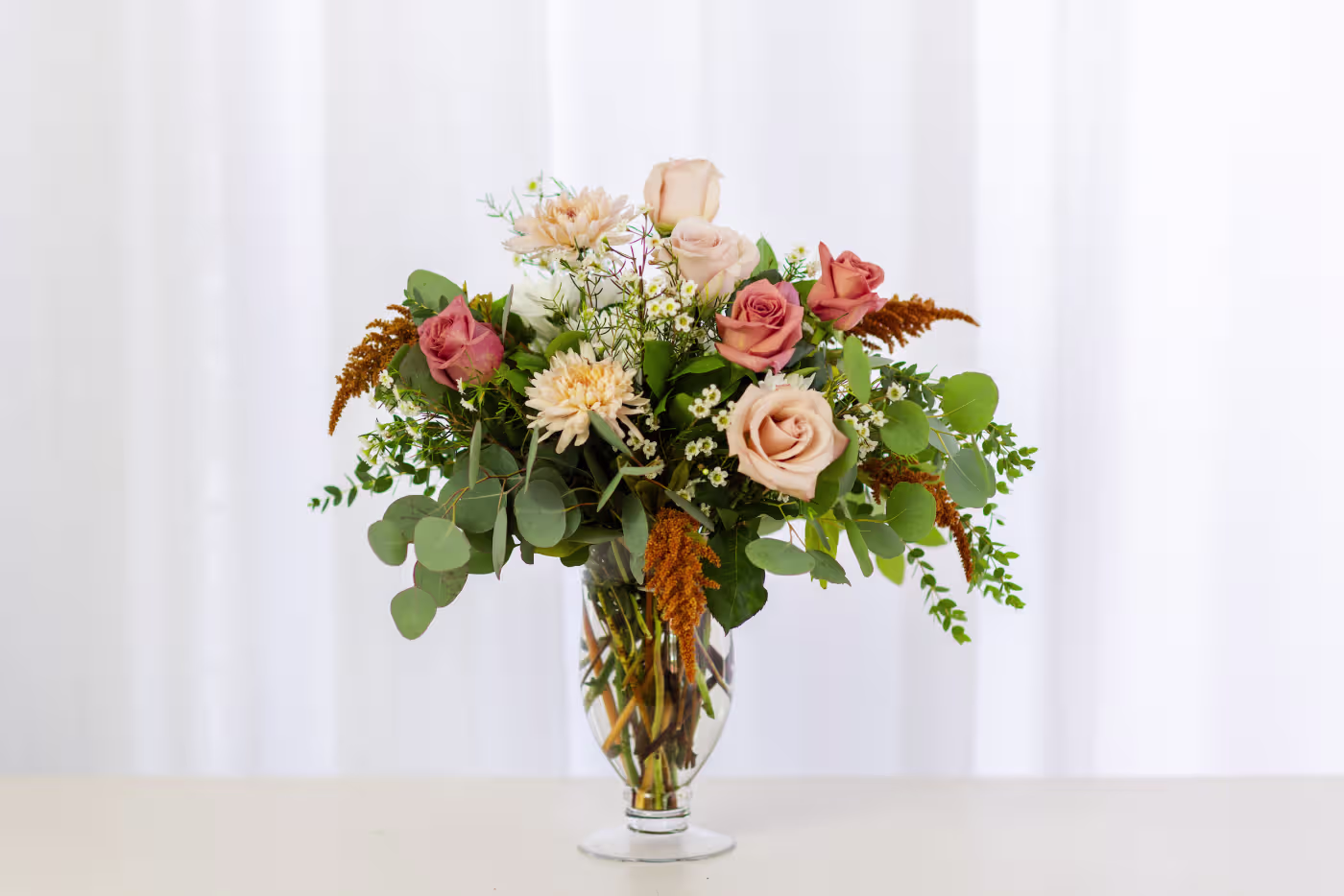 chai tea vase arrangement