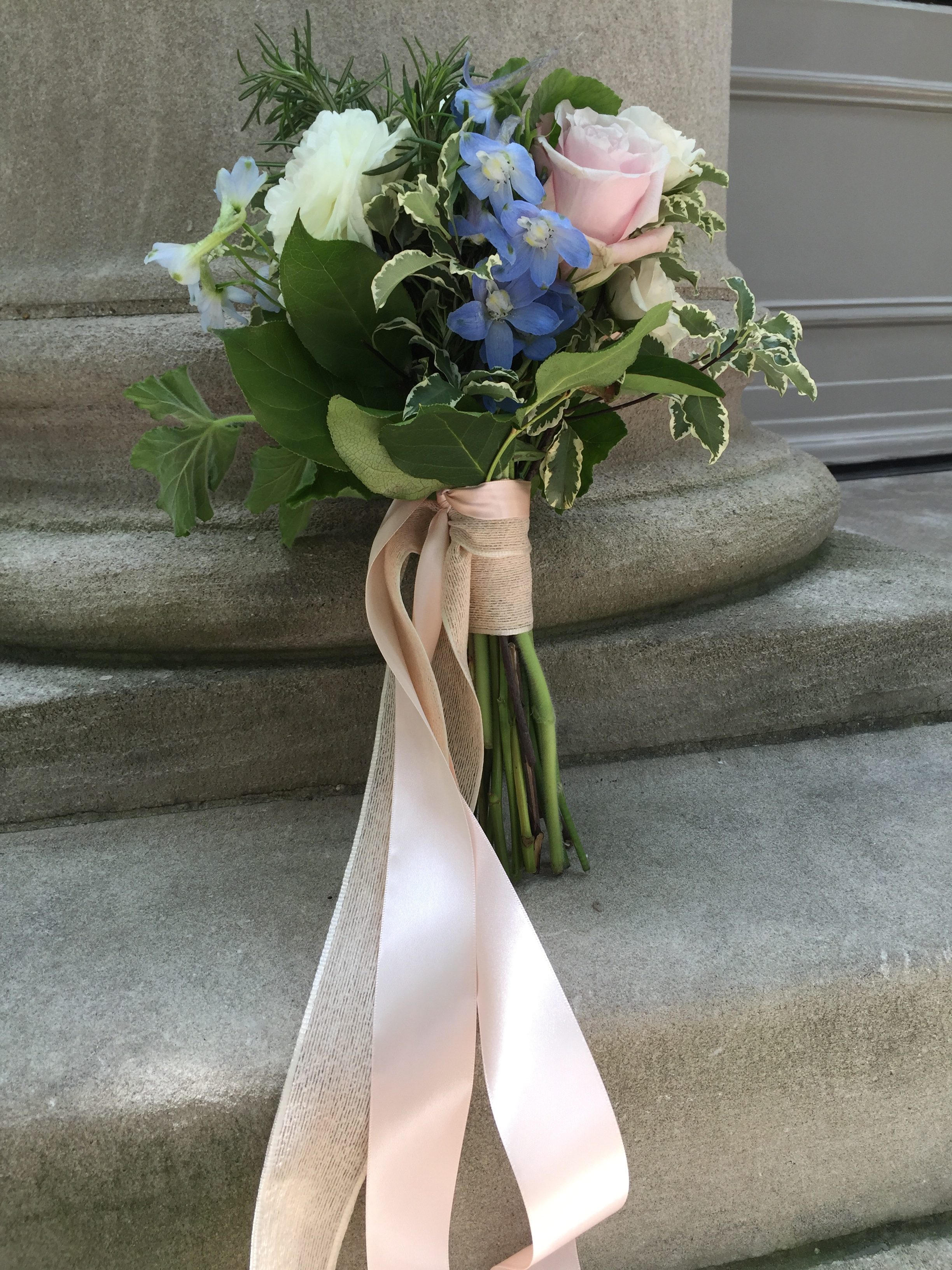 I arranged this bouquet before delivering a wedding to the Meridian International Center in Washington, DC.