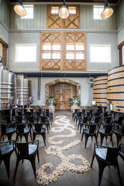 Barrel room ceremony - 