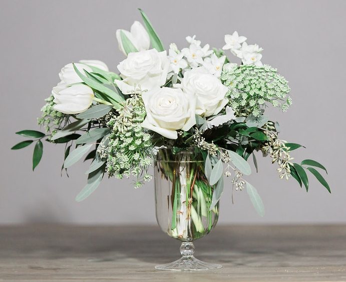 "Sugar Loaf" in the April Vase is a wonderful arrangement to send to a friend or partner, "just because."