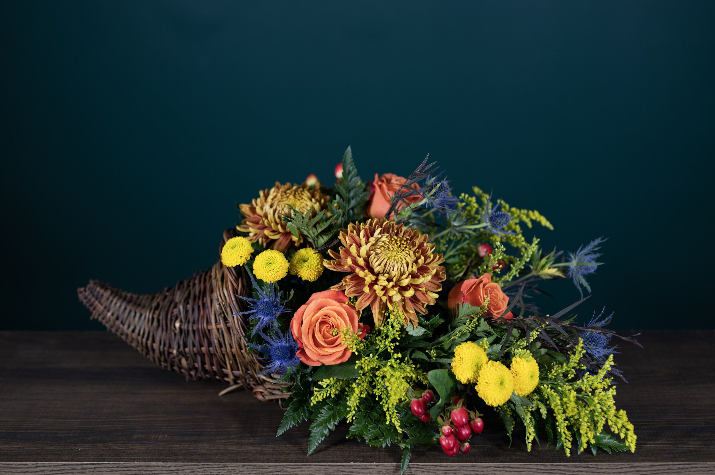 Cornucopia Basket “Bountiful Harvest”