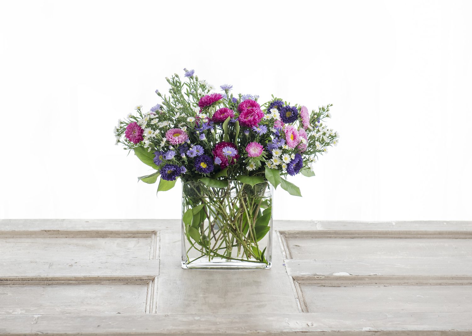 Delphinium and Snapdragon leading ladies in two Market Collection designs, wine not included.