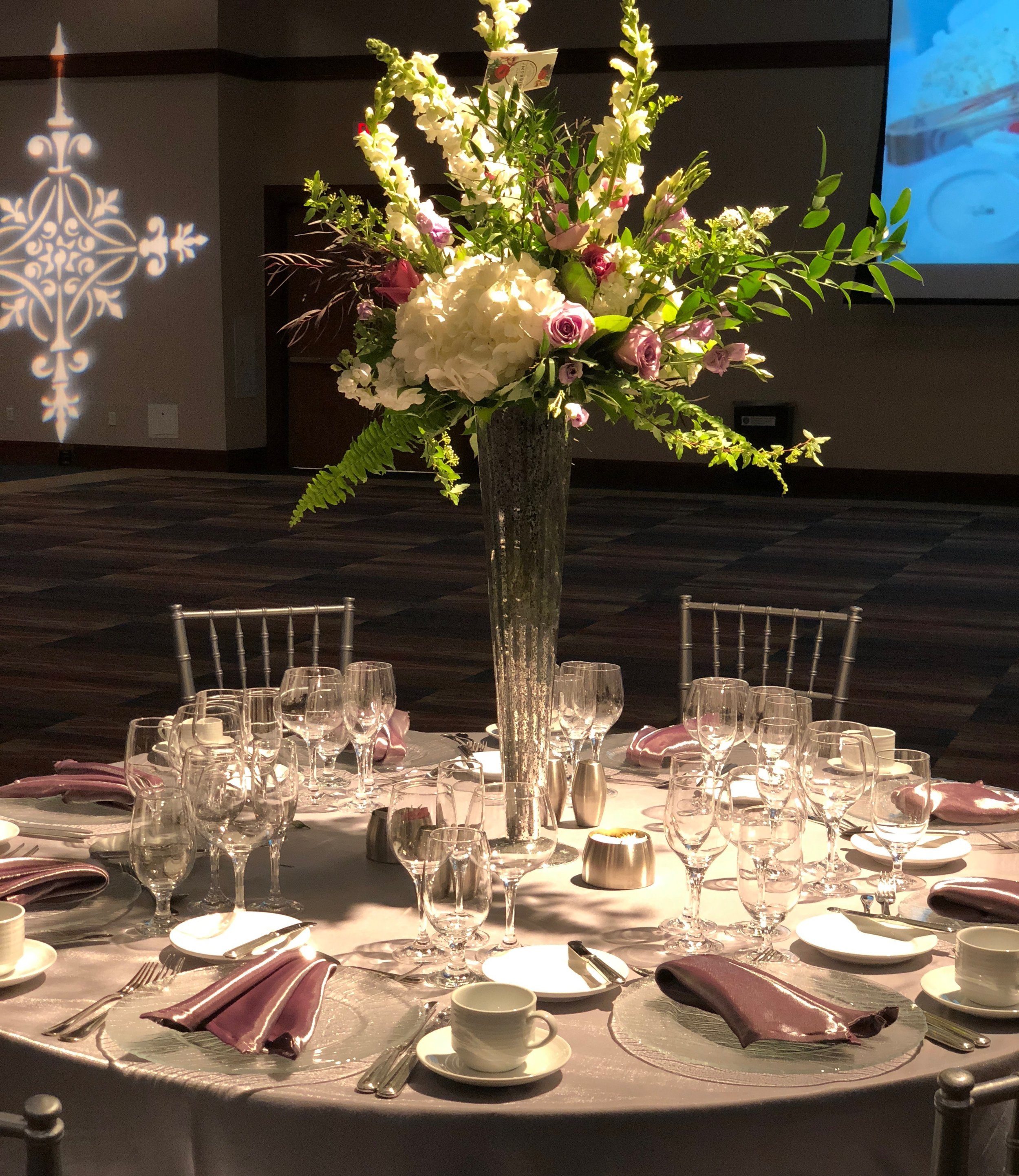 Tall Centerpiece at the National Conference Center.