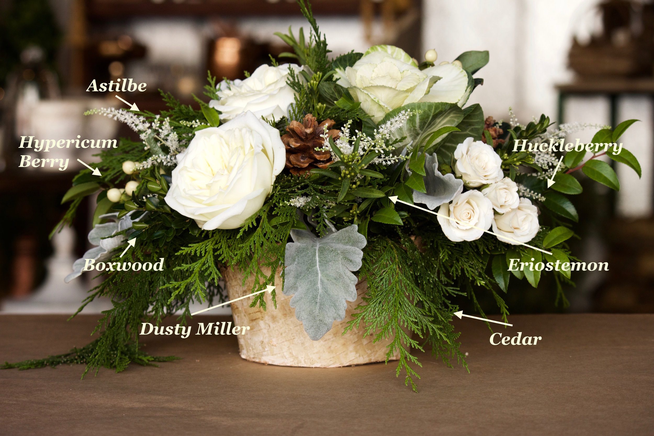 Winter-green-centerpiece