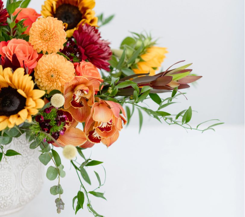 flowers in pot